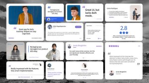 Videohive Rating & Reviews UI Widget Titles template preview