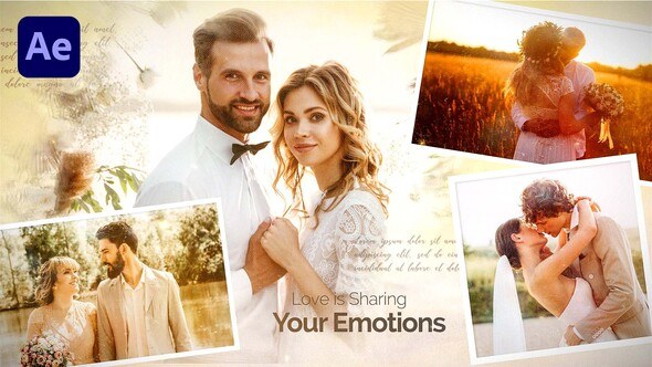 Videohive Emotional Wedding Slideshow | Romantic Love Story Video Displays template preview