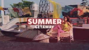 Summer Getaway Video Displays template preview