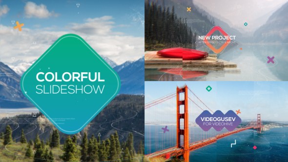 Videohive Colorful Slideshow 18943037 Openers template preview