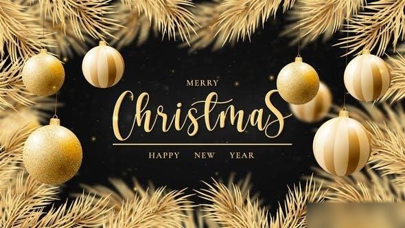 Videohive Merry Christmas Intro 49223372 Openers template preview