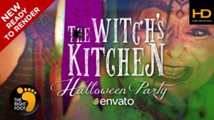 Videohive Halloween Witch's Party Openers template preview