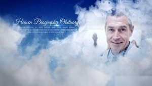 Videohive Heaven Biography Obituary Openers template preview