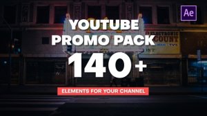 Videohive YouTube Promo Pack Broadcast-packages template preview