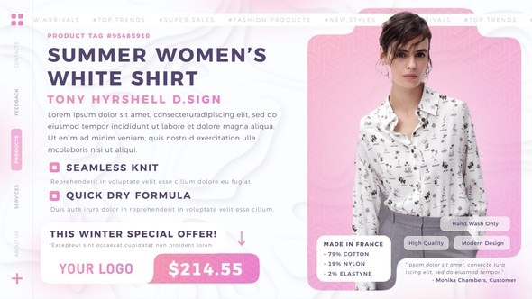 Videohive Online Shopping III Product Promo template preview