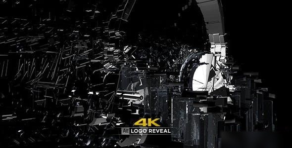 Videohive Virtual Reality Glasses 4K Logo Logo Stings template preview