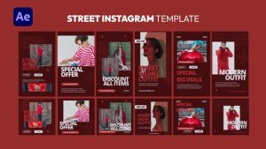Videohive Urban Street Instagram Template Product Promo template preview