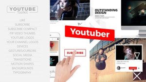 Videohive Youtube Toolkit Broadcast-packages template preview