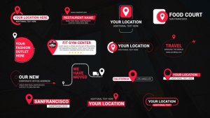 Videohive Location Titles 3.0 Elements template preview