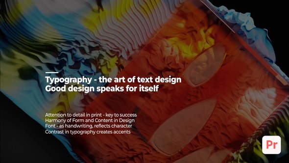 Kinetic Typographics | Pr Modern Titles Premiere Pro template preview