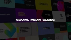 Videohive Social Media Slides Titles template preview