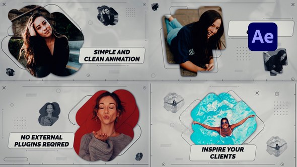 Videohive Minimal Beauty Openers template preview