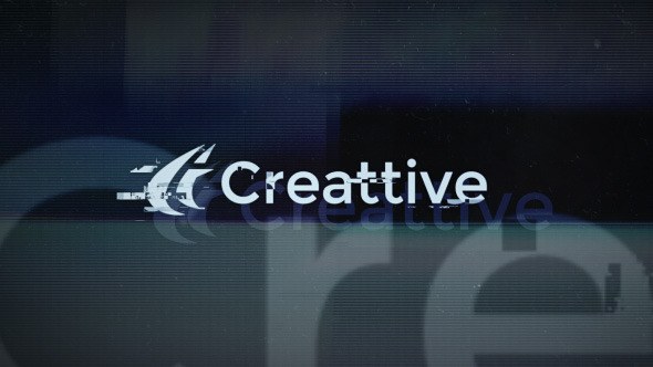 Videohive Heavy Glitch Distortion Logo Logo Stings template preview