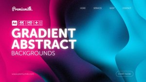 Videohive Gradient Abstract Backgrounds Elements template preview