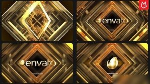 Videohive Epic Gold Logo Reveal Logo Stings template preview