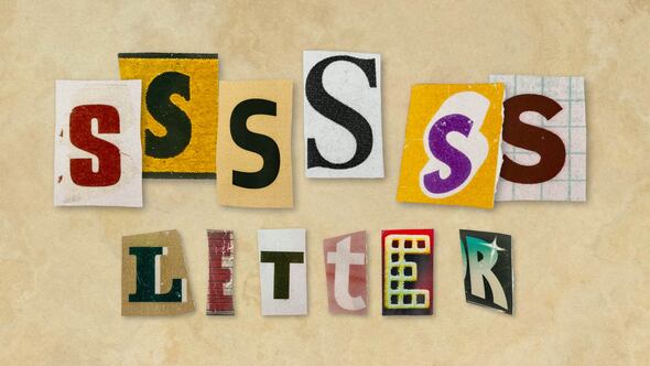 Videohive Ransom Letters - S Letters Elements template preview