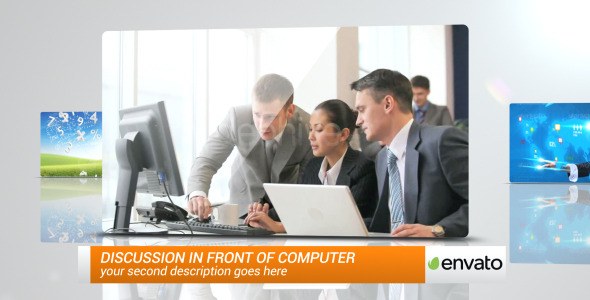 Videohive New Corporate Presentation Video Displays template preview
