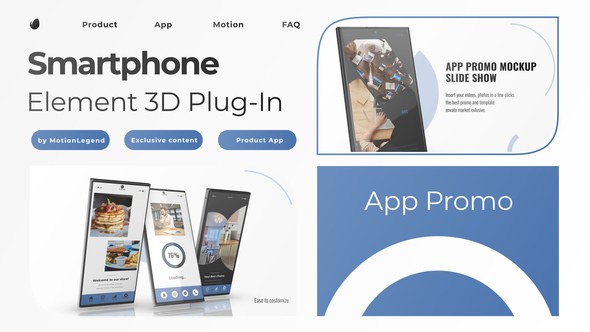 Videohive Phone Promo Mockup Product Promo template preview