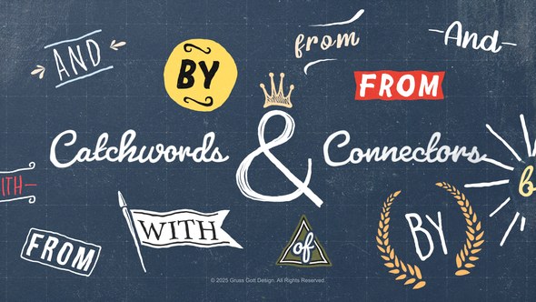 Videohive Catchwords & Connector Titles template preview