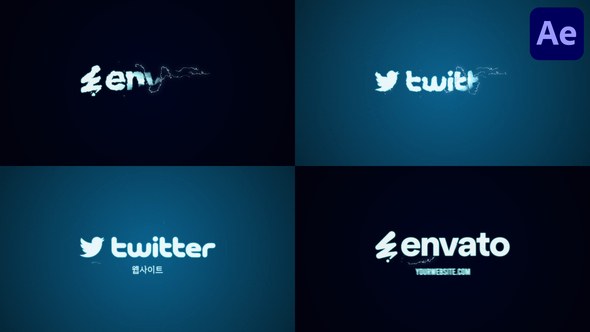 Videohive Clean Electric Logo for After Effects Logo Stings template preview