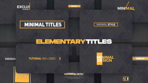 Videohive Elementary Titles Titles template preview