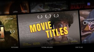 Videohive Movie Titels Titles template preview