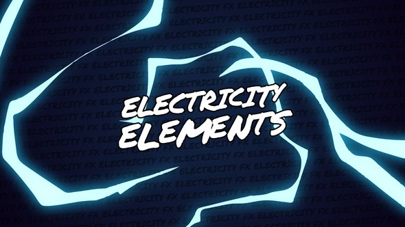 Videohive Electricity Elements // After Effects Elements template preview