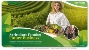 Videohive Agriculture Farming Business Video Displays template preview