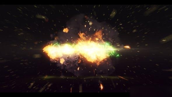 Videohive Explosion Cinematic Ambient Logo Sting Logo Stings template preview