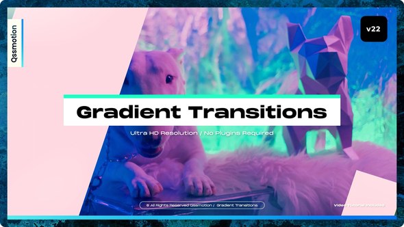 Videohive Gradient Transitions Elements template preview