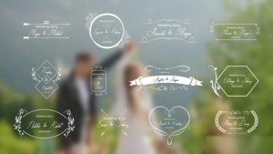Videohive 12 wedding titles Openers template preview