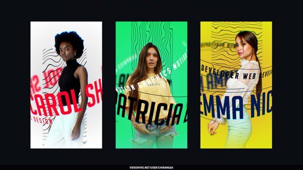 Videohive Type Animation Stories Openers template preview
