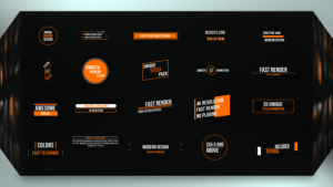 Videohive  Just Titles Titles template preview
