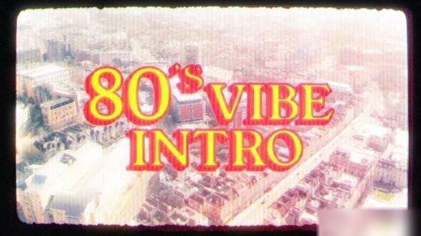 Videohive 80s Vibe Intro Openers template preview