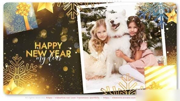 Videohive New Year Lovely Slideshow Openers template preview