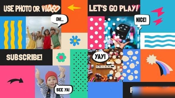 Videohive Kids Slideshow || After Effects 34539619 Openers template preview