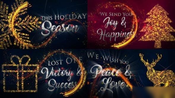 Videohive Christmas Greetings 35057009 Openers template preview