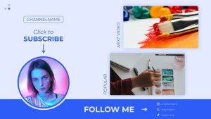 Videohive Modern End Screens 59496973 Broadcast-packages template preview