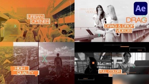 Videohive Urban Opener for After Effects Openers template preview