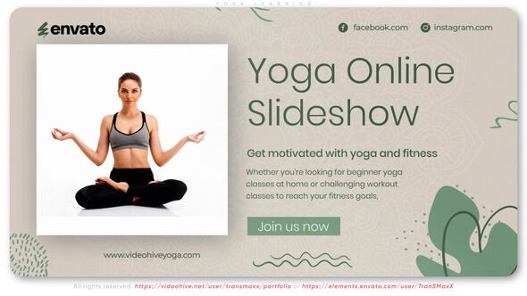 Videohive Yoga Training Promo Openers template preview