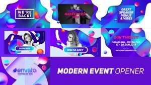 Videohive Modern Event Opener Openers template preview