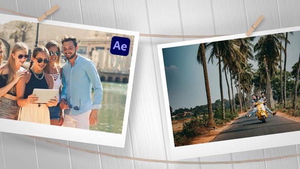 Videohive Photo Wall Transitions for After Effects Broadcast-packages template preview