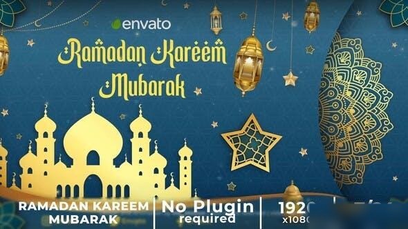 Videohive Ramadan Kareem Intro || Eid Mubarak 43541522 Ramadan template preview