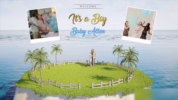 Videohive Baby Shower Gender Reveal Openers template preview