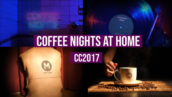 Videohive Coffee Nights At Home Broadcast-packages template preview