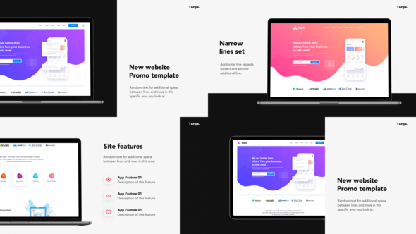 Videohive Targa - Website Promo Product Promo template preview