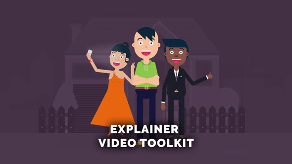 Character Maker - Explainer Video Toolkit 2 Video Displays template preview