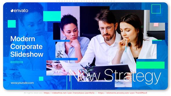 Videohive Corporate Strategy Promo Video Displays template preview