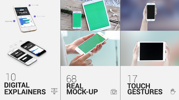 Videohive iTouch 2 | App Mock-Up Kit Product Promo template preview