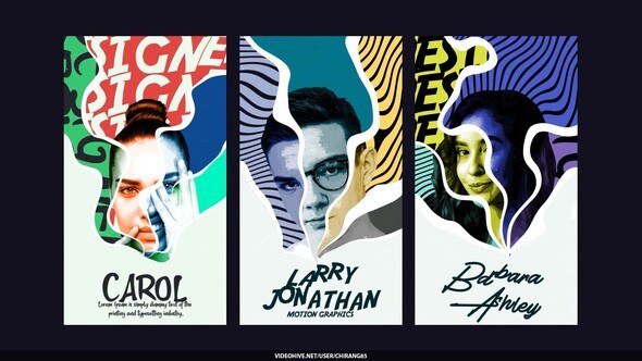 Videohive Animated Poster Stories Openers template preview